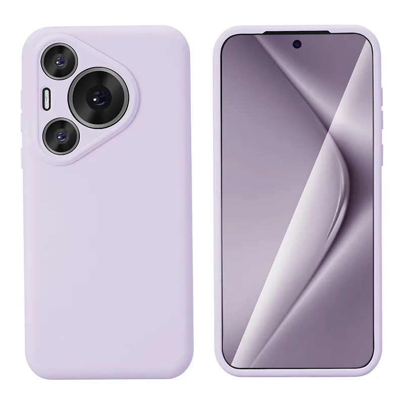 Shockproof Soft Liquid Silicone Case with Skin Fleece and Precise Cutouts