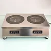 Double Electric Ceramic Stove Commercial Ceramic Cooktop Stainless Steel Stove Double Touch Desktop Induction Cooker 2