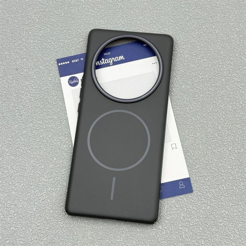 Magnetic PC Skin-Friendly Drop-Proof Phone Back Cover with Simple and Durable Design