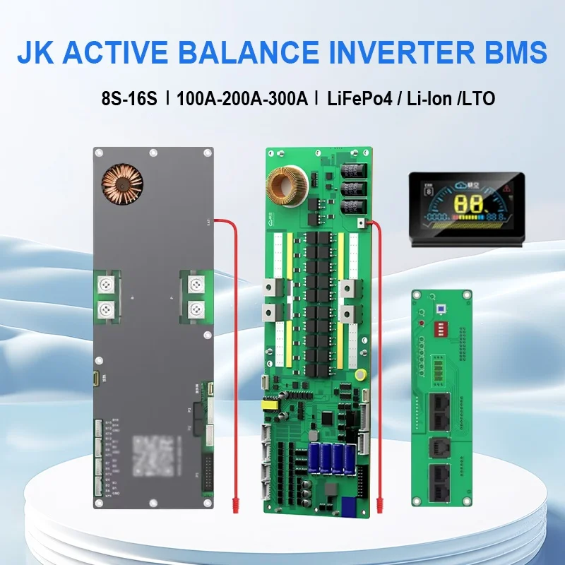 JK Inverter BMS 8-16S Inteligentny BMS 100A 150A 200A 300A Li-ion ...
