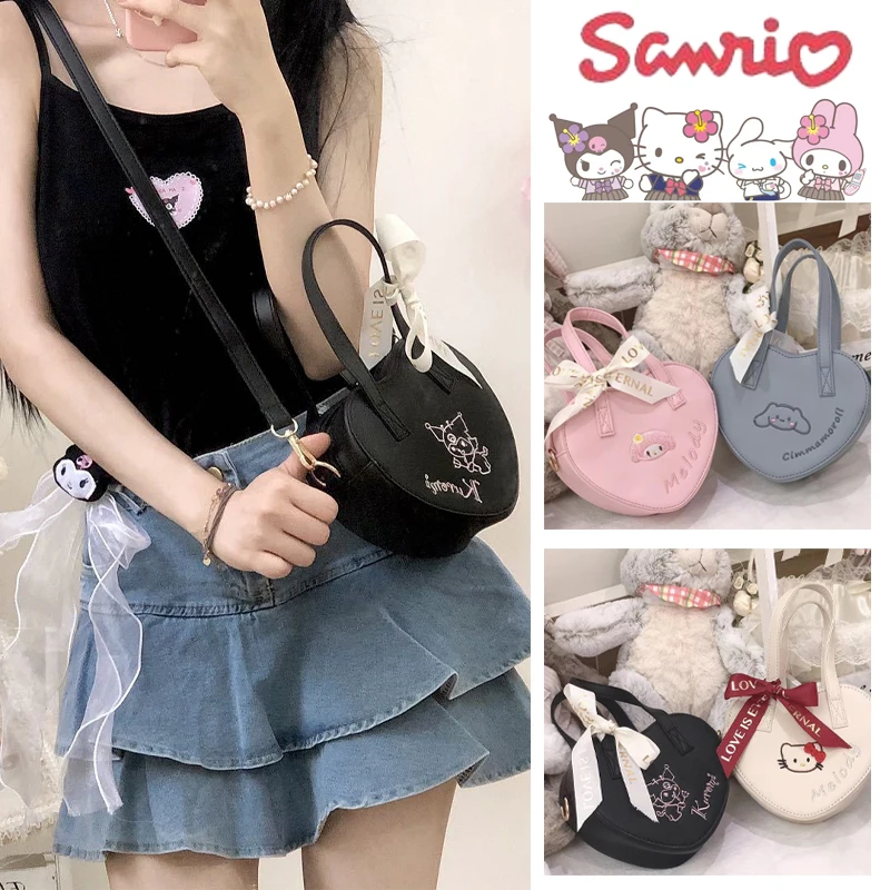 Sanrio Hello Kitty Bag Women Printed Cute Cartoon Crossbody Bag Girl  Fashion Zippered Storage Mini Shoulder Bags Handbags Gift - AliExpress