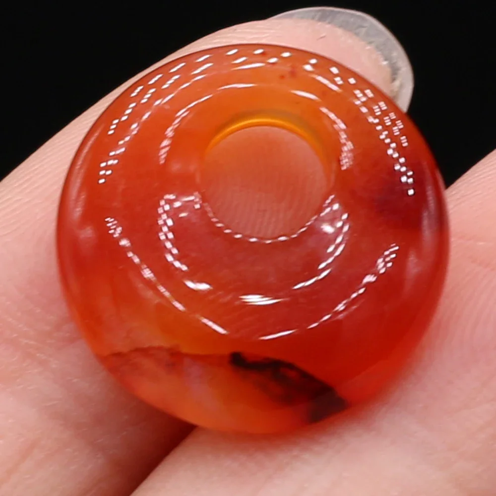 Natural Stone Beads Semi-precious Stones Round Big Hole Beads for Jewelry Making DIY Necklace Bracelet Earrings Accessories18mm