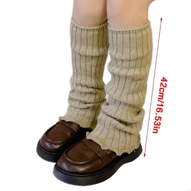 Knee Socks Breathable Fashion Long Loose Socks Calf Stockings for Girl Students 3-10 Year