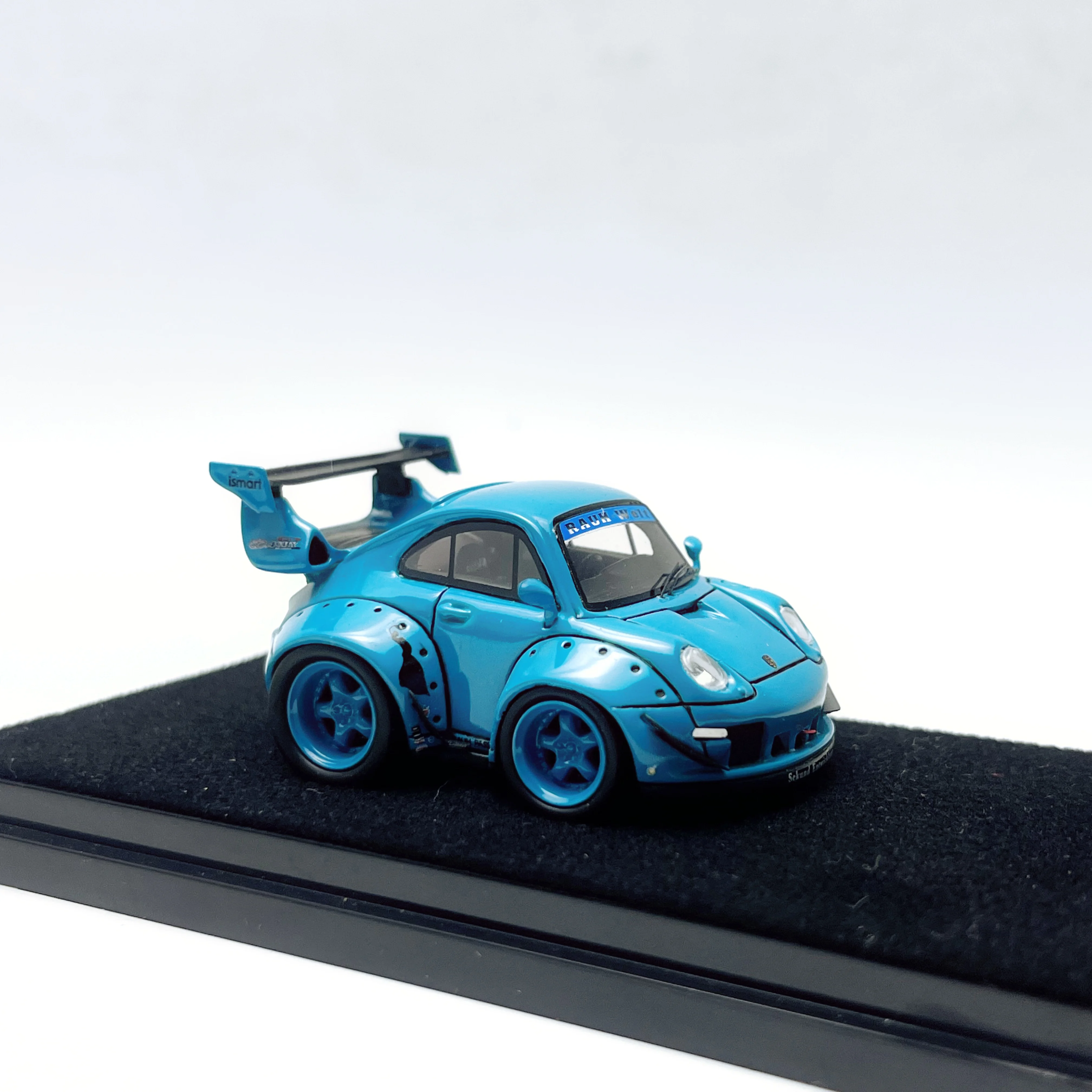ミニカー LITTLE EGG RWB 993 LITTLE EGG 1/64 Scale 911 Modified Wide-body RWB 993 Q Car Resin