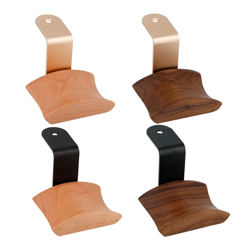 

Universal Headphone Stand Holder Z-shape Wall-mounted Wood Headset Hanger Hook
