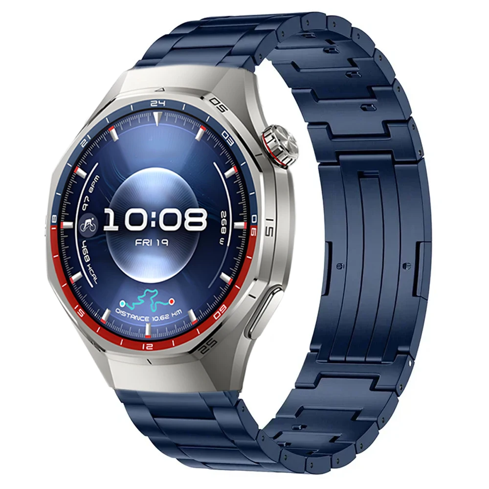 Premium 22mm Titanium Metal Watch Strap