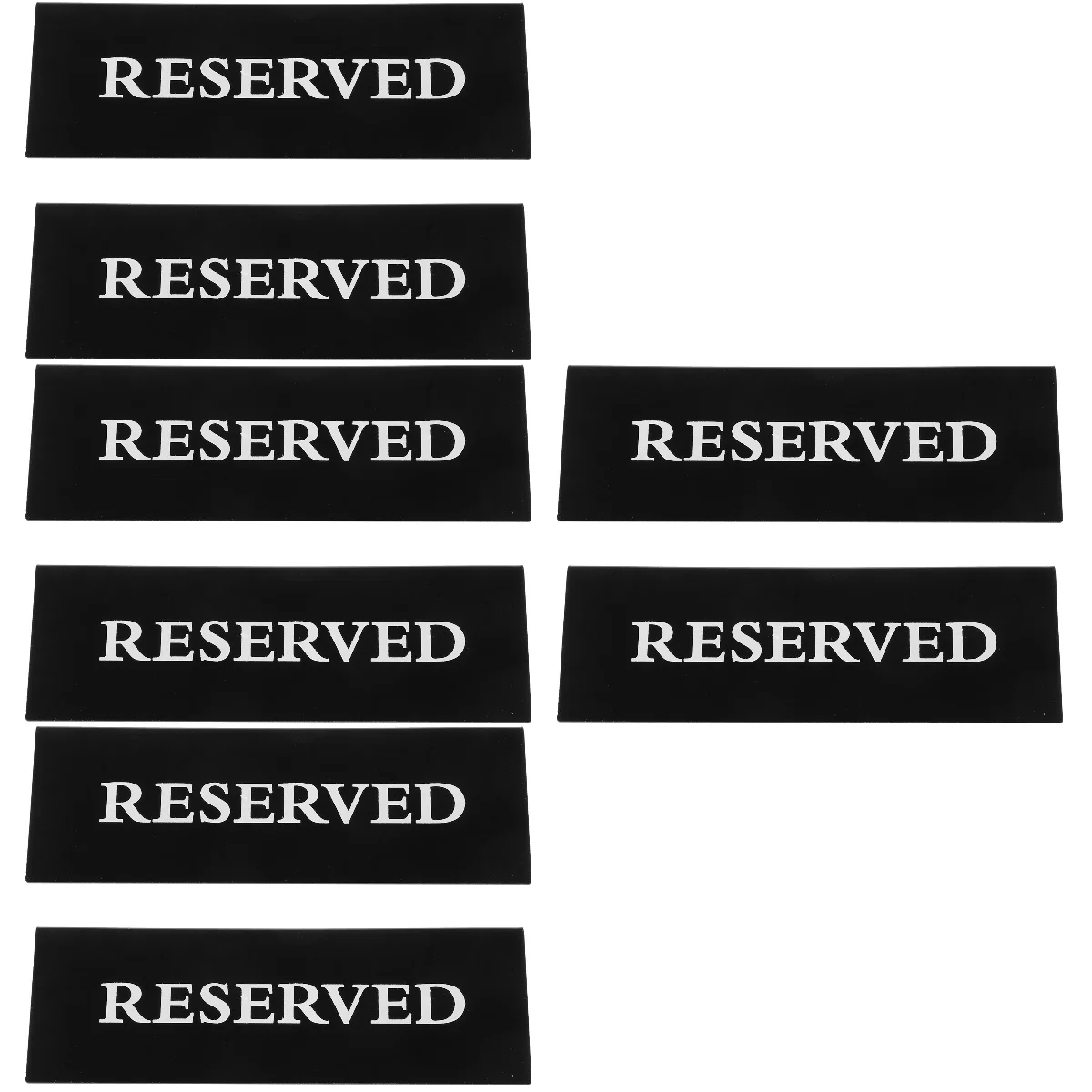 

8 шт., акриловые перевернутые стулья с карточками