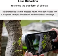 Kase Upgraded HD Master Macro Lens Plus for iPhone Samsung Android with Long Focus Distance 45-85mm 6