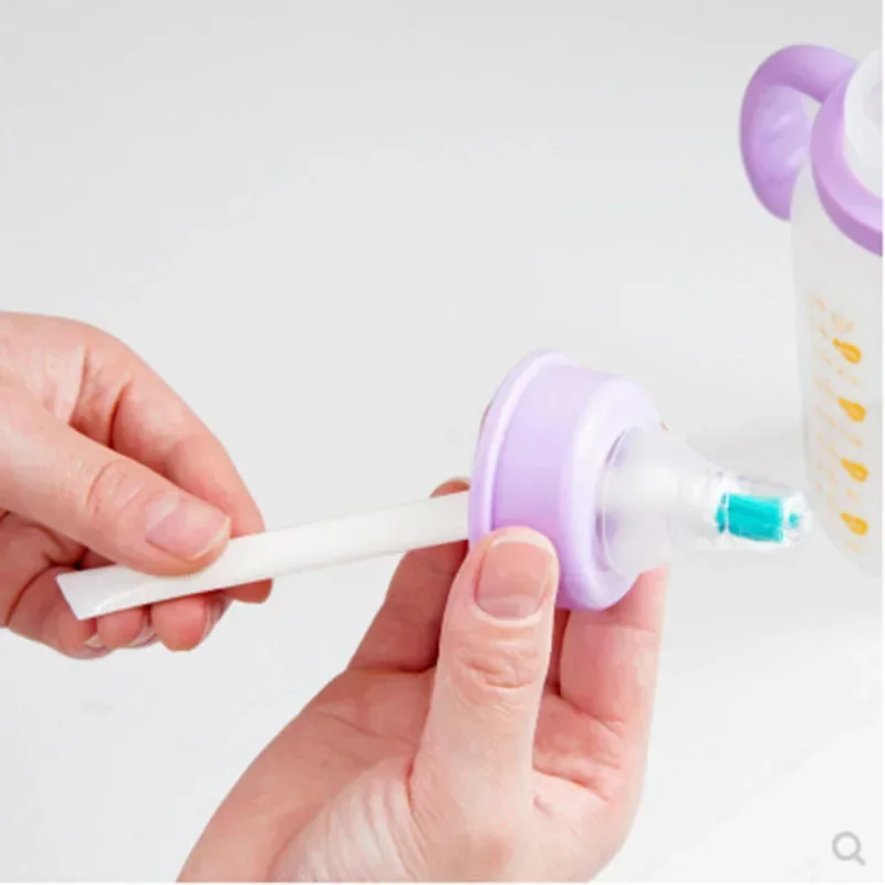 Bottle Brush Bottle Cleaning Brush Cleaning Brush Cleaning Brush Set 2 Pcs/Set Narrow Brush Long Handle Portable Gap Baby Bottle Cleaning