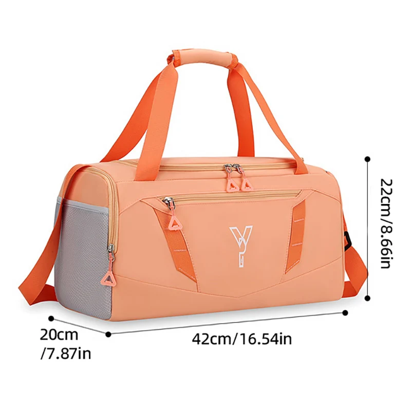 Woman Sports Gym Handbag Waterproof Fitness Training Bag Dry Wet Swimming Tote With Shoes Pocket Travel Luggage Shoulder Bags 2