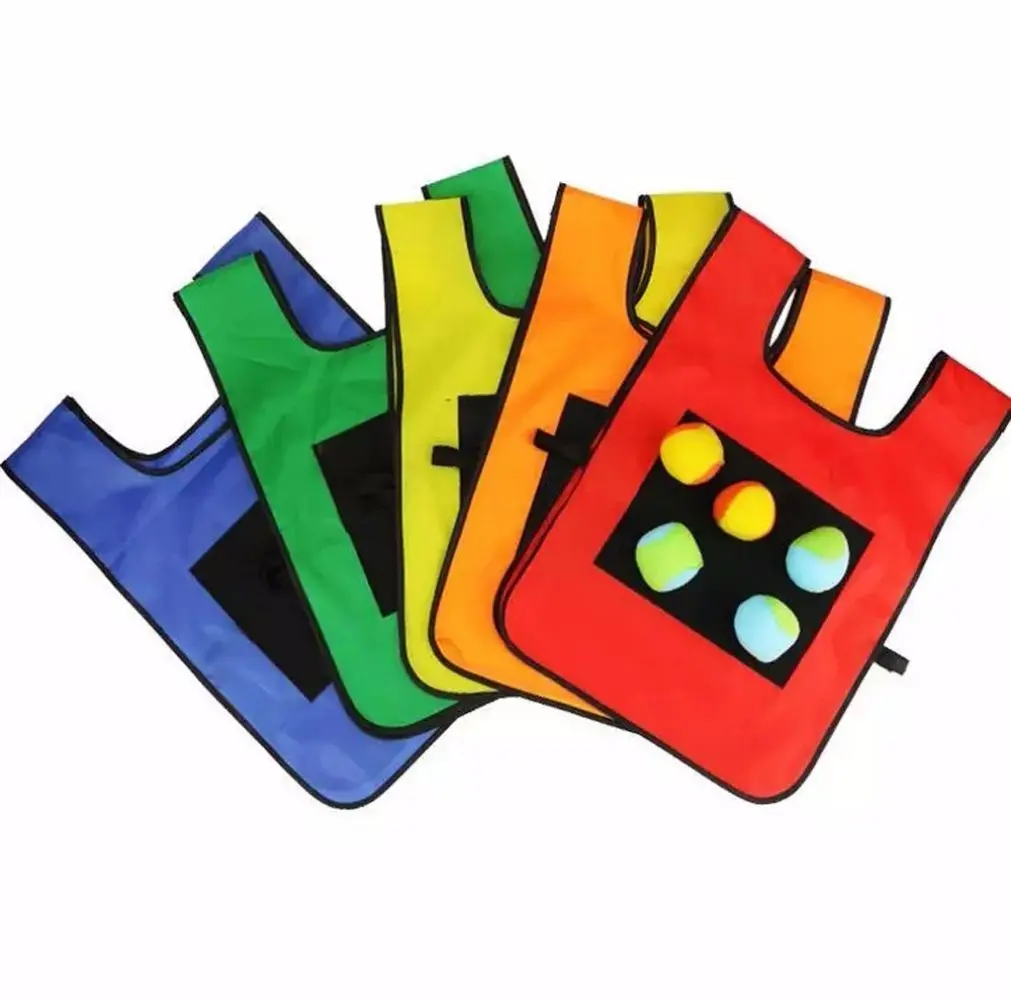 

Toys Kids/Adults Props Vest Game Props Vest Game Vest Waistcoat With Sticky Ball Outdoor Sport Game Sticky Jersey Vest Game