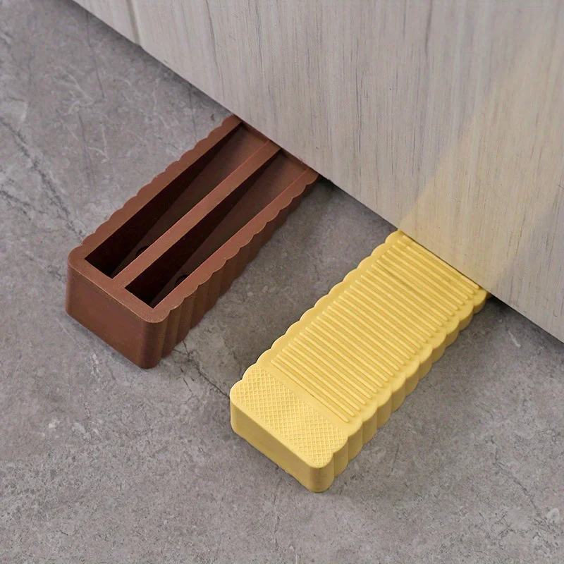 Silicone Door Stopper-Windproof, No-Drill, Creative Safety Wedge For Home & Office-Anti-Pinch Door Card
