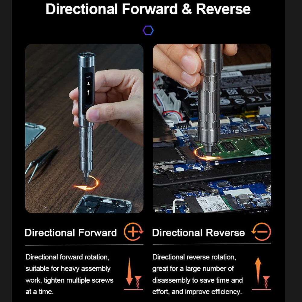 휴대용 전기 드라이버 무선 모션 감지 제어 드라이버, 컴퓨터 휴대폰 수리 도구, 24 개 비트