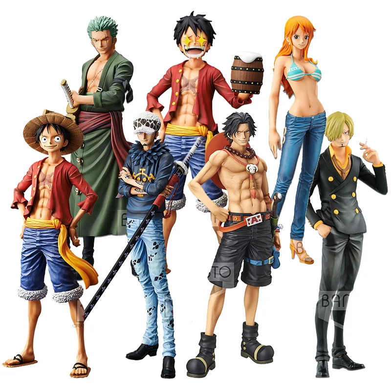 

One Piece Anime Figure Monkey·D·Luffy Ace Low Sanji Zoro PVC Action Model Figurine One Piece Collectible Christmas gift Toy