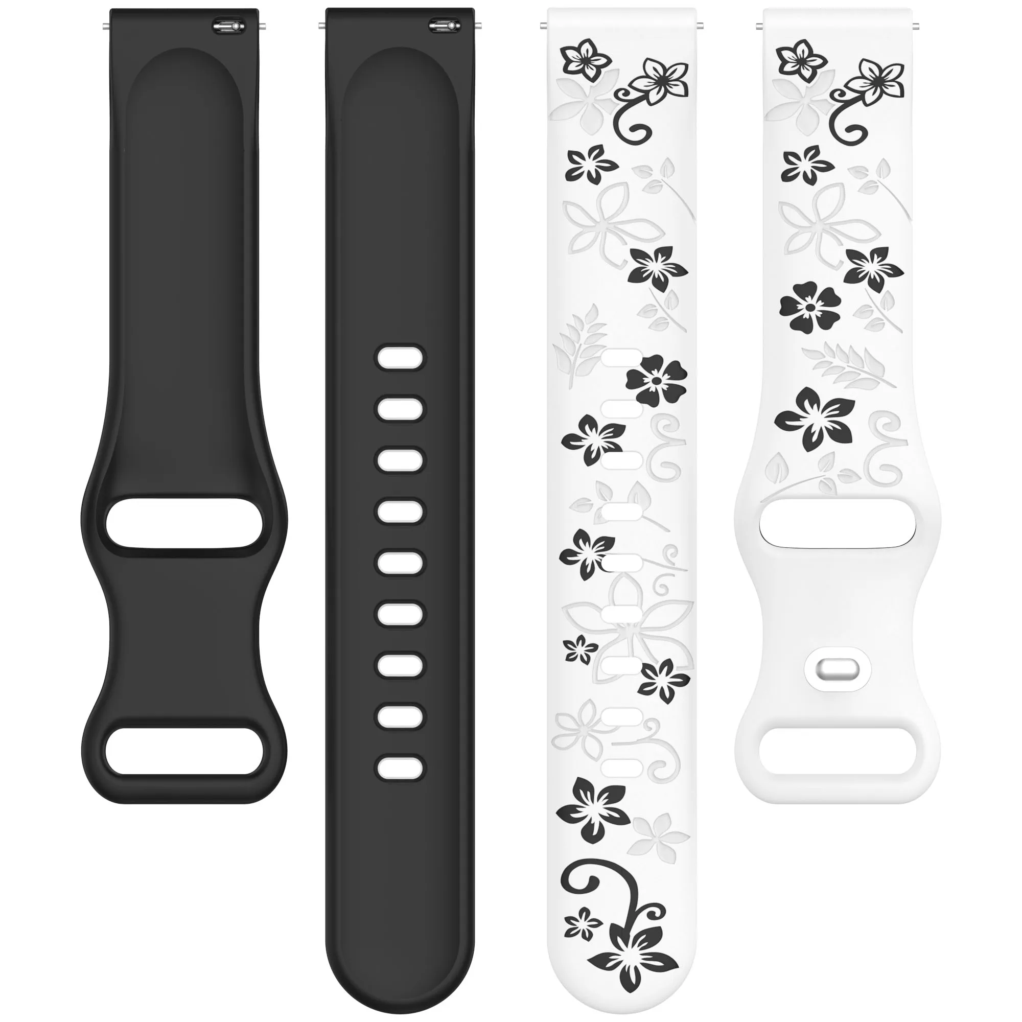 18mm Silicone Watch Band Replacement Strap Bracelet
