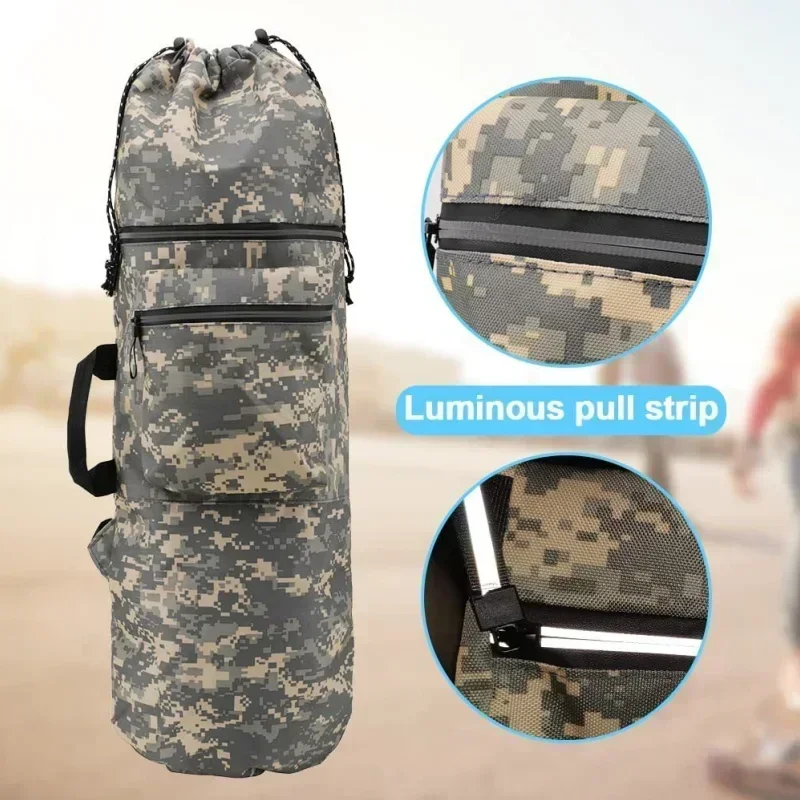 Big Freediving Long Fins Backpack Waterproof Lightweight Diving Equipment Storage Bag Outdoor Skateboard Yoga Long Flippers Bag waterproof dry bag