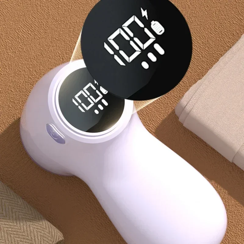Portable Lint Remover for Clothes  Rechargeable Fabric Shaver 3-Speeds Electric Lint Shaver for Sweater USB Rechargeable 3