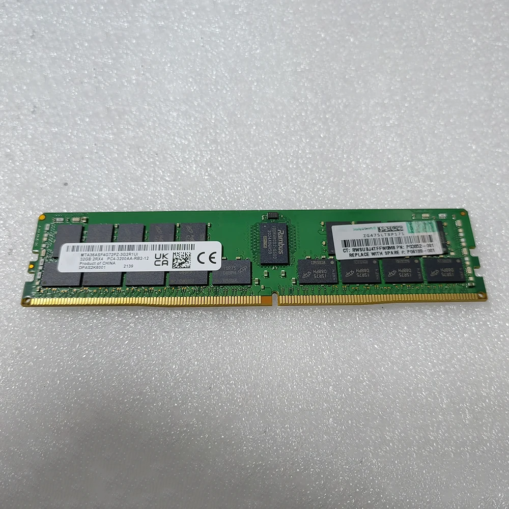 1PCS Server Memory For HPE 32G PC4-2933Y P00924-B21 P03052-091 P06189-001 32GB 2Rx4 DDR4 2933 7 1PCS Server Memory For HPE 32G PC4-2933Y P00924-B21 P03052-091 P06189-001 32GB 2Rx4 DDR4 2933 - Image 5