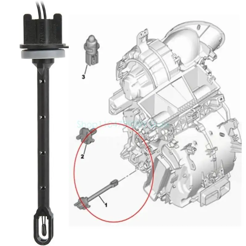 Capteur Température Habitacle Qiilu 6445ZT - Compatible Peugeot 207, 208, Citroën C2, C3