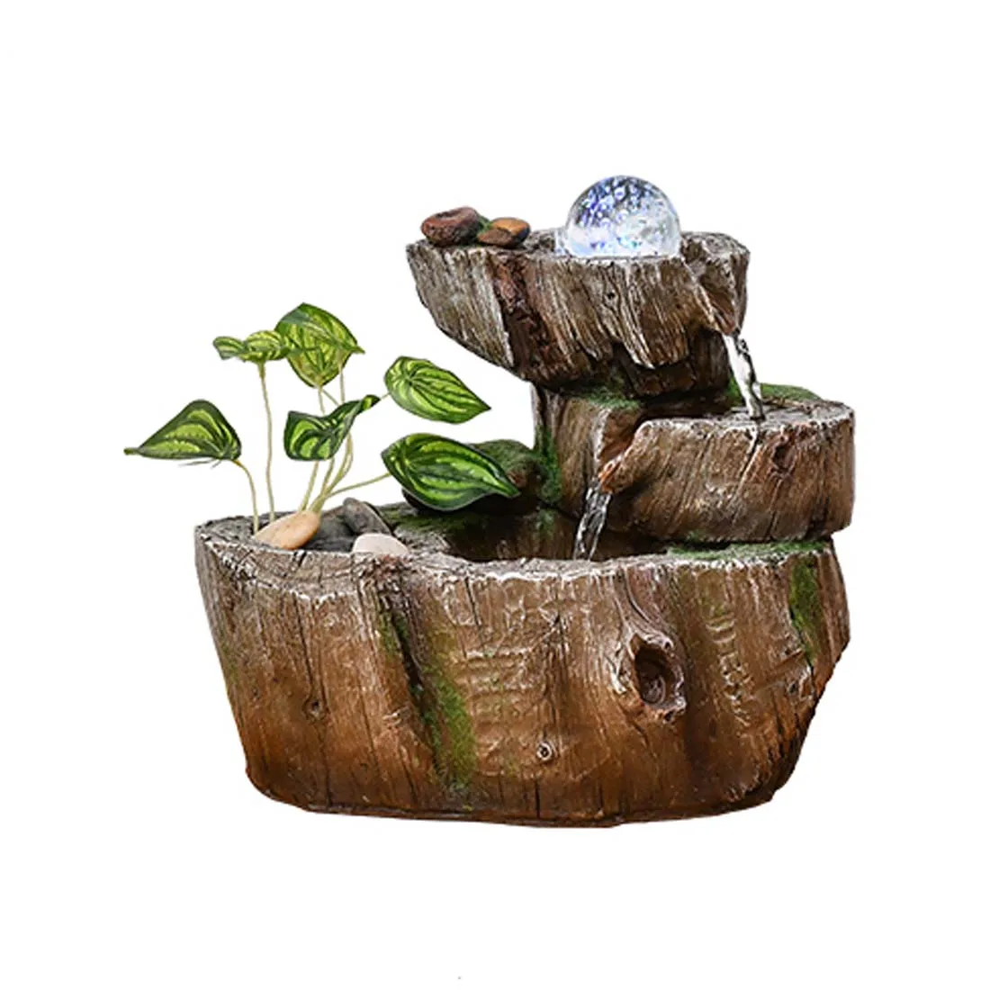 

Rockery Flowing Water Ornaments Circulating Feng Shui Ball Indoor Desktop Small Fountain Water Feature Living Room Tea Table