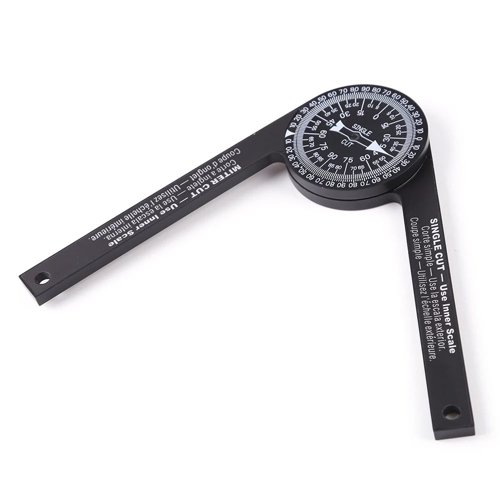 ABS 각도기 목공용 360도 °   각도 측정기 경사계 마이터 톱 각도 분할 측정 도구