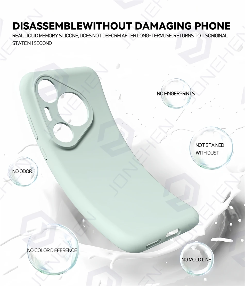 Premium Liquid Silicone Magnetic Shockproof Case - Soft Bumper Cover