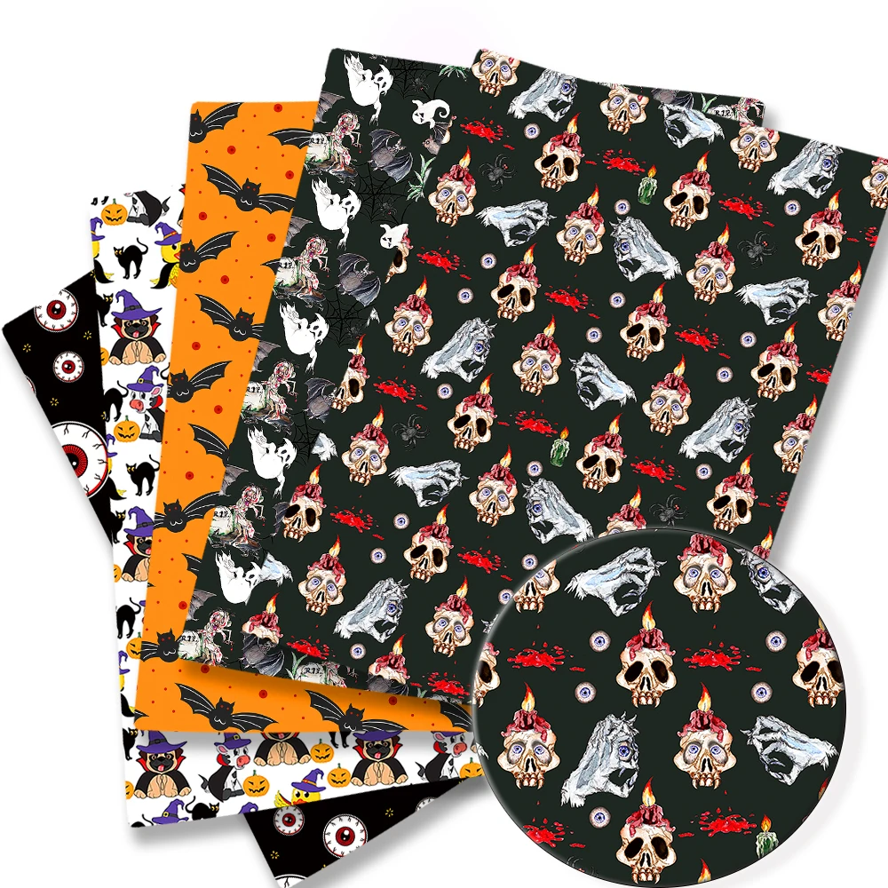 

Halloween Fabric DIY140*50cm Handmade Sewing Patchwork Quilting Baby Dress Home Sheet Printed Fabric Fabric Sewing Kids Fabric