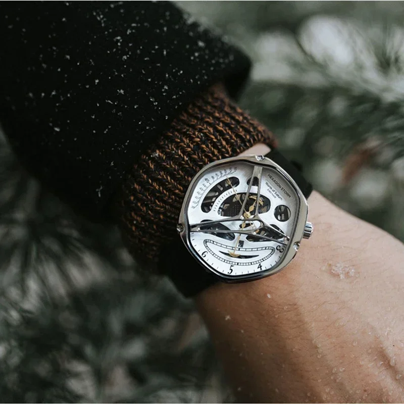 

Механические часы для мужчин, классические часы из нержавеющей стали, японские изысканные модные кварцевые часы, деловые мужские часы