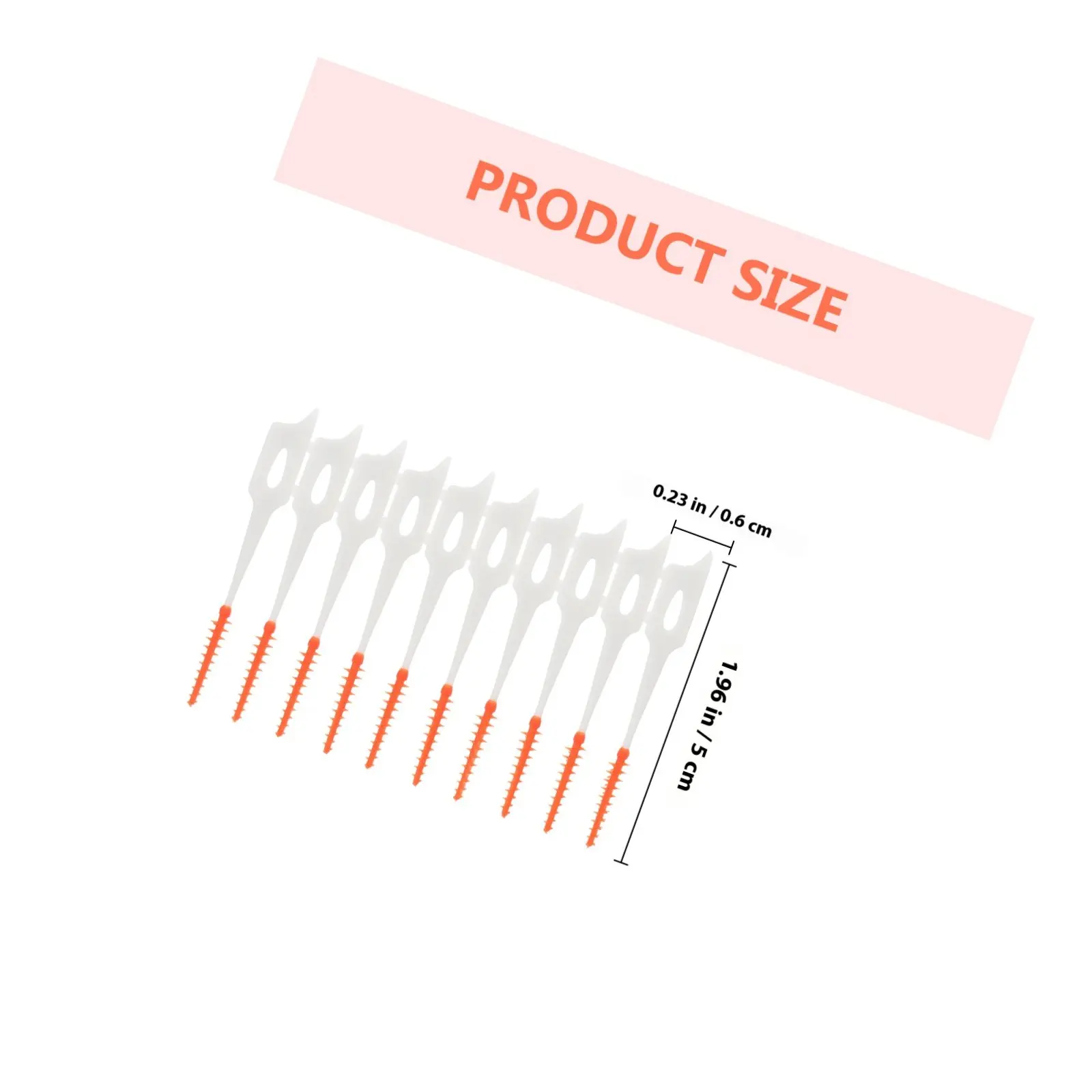 80Pcs 치간 청소 브러쉬 치아 사이의 치아 청소를 위한 구강 관리 액세서리 휴대용 경량 홈 오피스