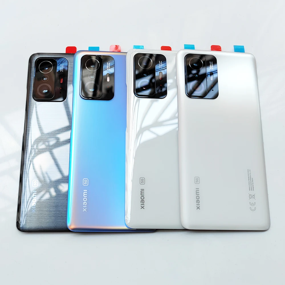 Оригинальная Задняя стеклянная крышка для Xiaomi 11T Pro задняя замены аккумуляторной