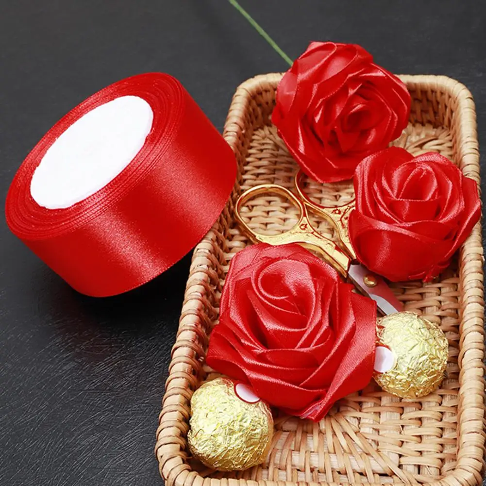 1 Roll 22m 4cm wide satin ribbon for wedding gift wrapping bouquets bow making decoration home decor, satin ribbons, ribbon decoration, ribbon supplies, satin ribbon