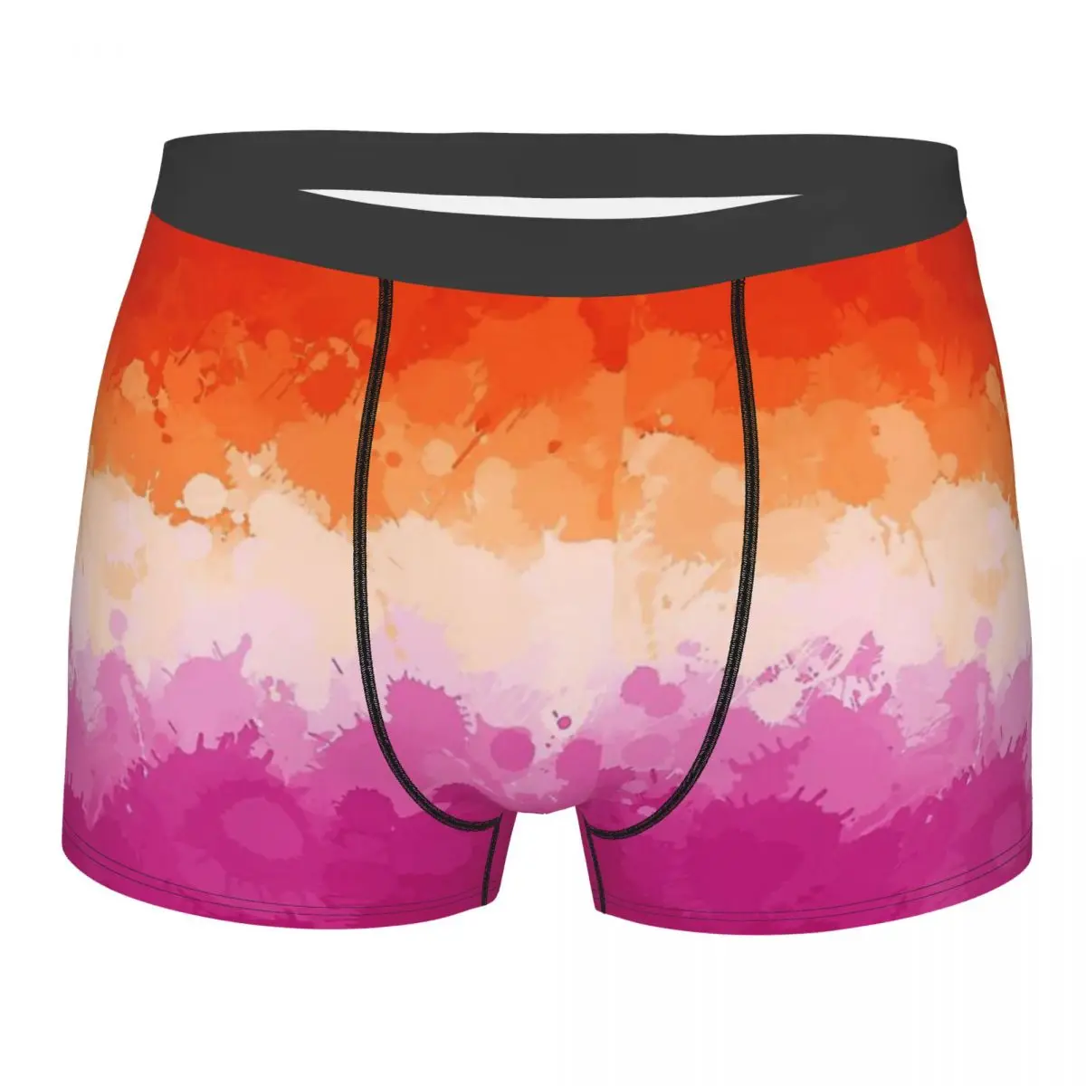 

Lesbian Pride Paint Girl Love LGBT Underpants Homme Panties Men's Underwear Comfortable Shorts Boxer Briefs