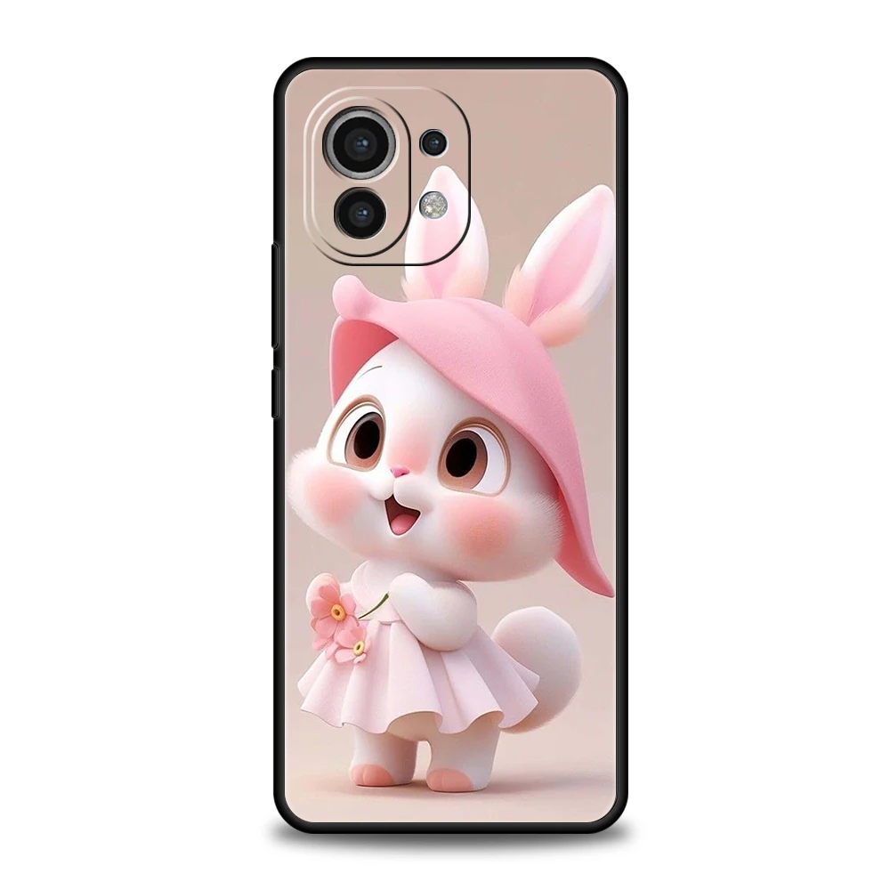 Cute Rabbit with Purple Hat Phone Case - Stylish and Protective Cover