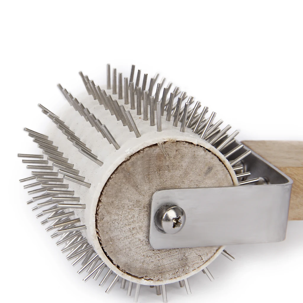 Uncapping Stainless Steel Needle Roller Honeycombs Extracting BeeKeeping