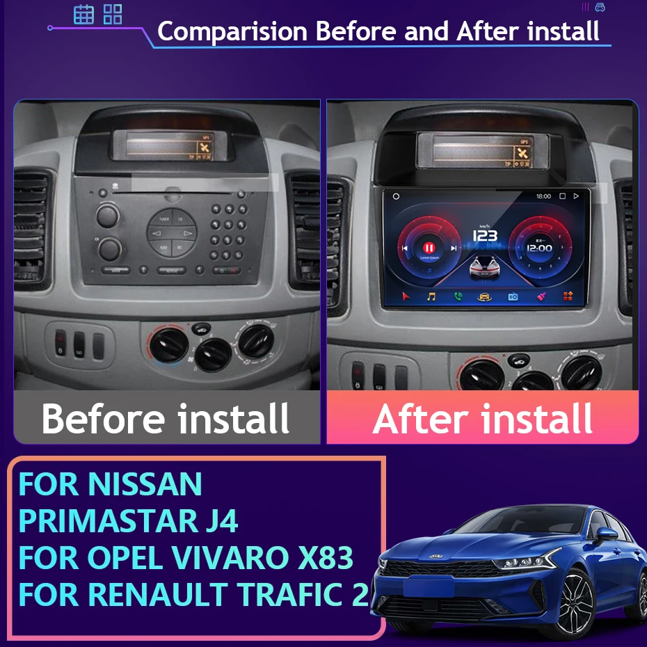 Car Multimedia Player For Nissan Opel Renault