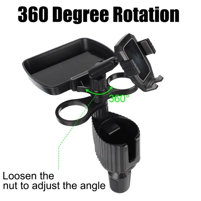 Copricintura Auto Supporto Auto 2 In 1 Per Tazza E Telefono - Base - Foto 11