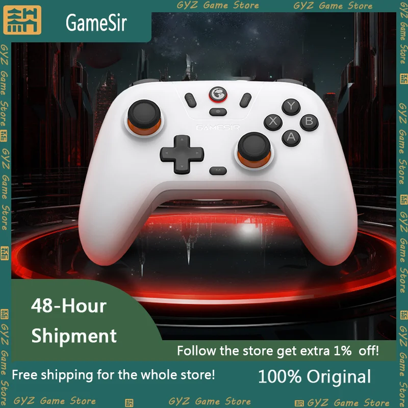 

Gamesir Qixing Bluetooth Gamepad Wireless Controller Compatible Pcsteam Computer Android Multi-platform Hall Joystick Gift