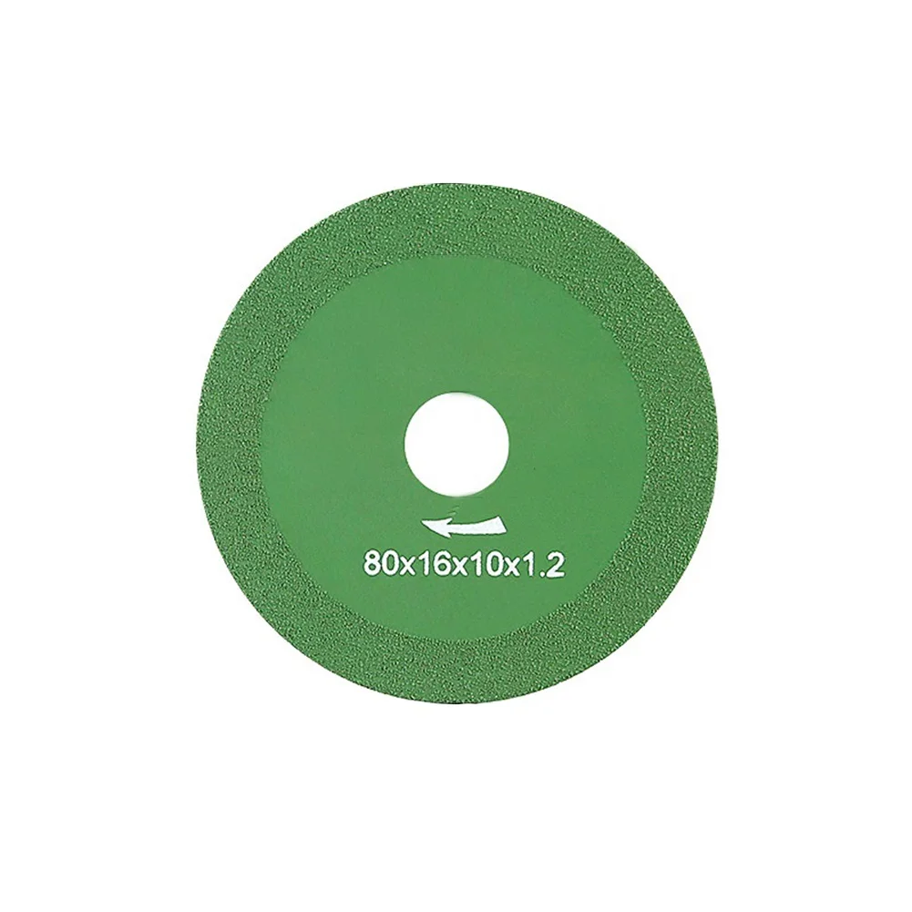2pcs 16mm Bore Glass Cutting Disc Marble Saw Blade Ceramic Crystal Diamond Jade Wine Bottle Polishing 60/80mm Saw Blade Cutting