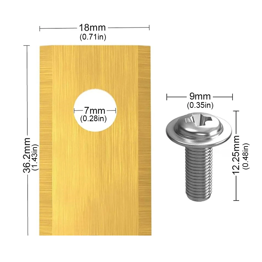 36/18PCS Grass Trimmer Blades Lawn Mower Replacement Trimmer Cutter for Worx Landroid Lawn Mowers Garden Robotic Lawnmower Tools