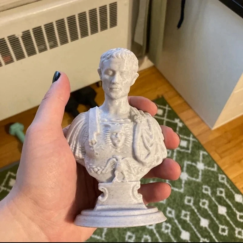 

Pencil Holder Caesar Bust Statue Pen Holder Pencil Holder Resin For Desk Organizers And Accessories