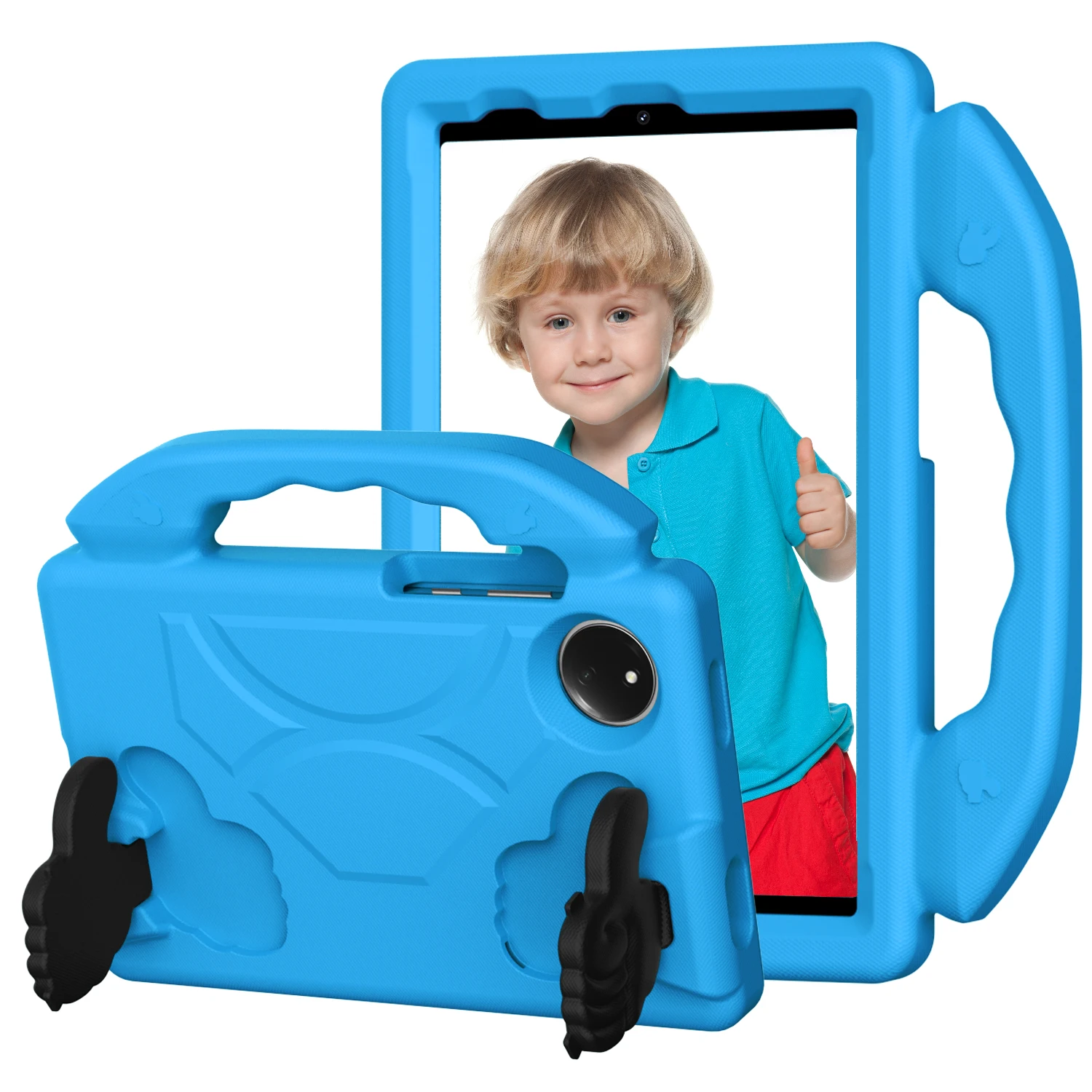 Durable Shockproof Tablet Case with Handle - Lightweight and Drop-Proof
