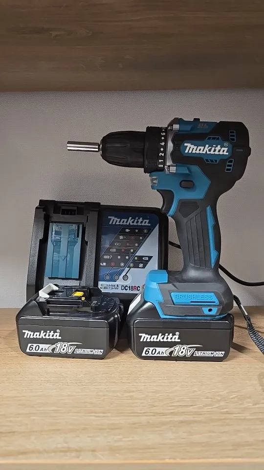 Makita Original DDF487 Cordless Driver Drill 18V Brushless Electric Impact Screwdriver Rechargeable Power Tool (ony tool) photo review