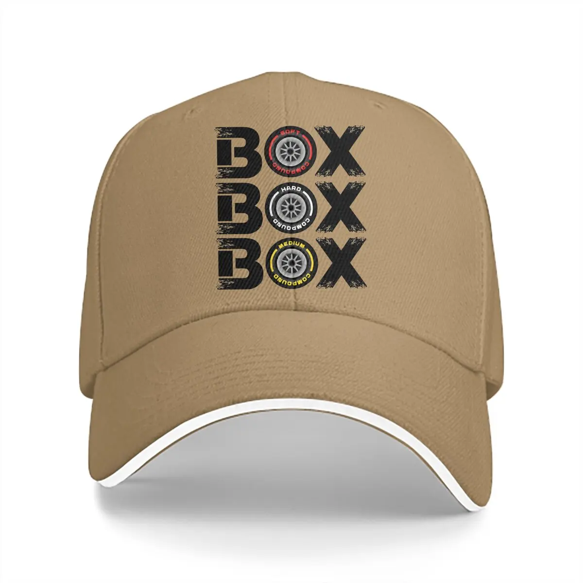 Box Box Box F1 Reifen Compound Baseball Caps Peaked Cap Formel 1 F1 Sonnenschutz Hüte für Männer Frauen – Detail 2