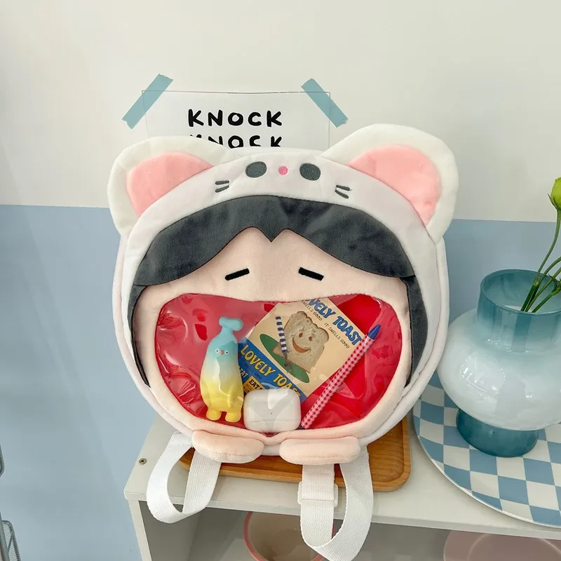 

Heaven Official's Blessing Itabag Xie Lian Big Mouth Smiling Perspective Bag Cute Cartoon Backpack Birthday Gift Shoulder Bag