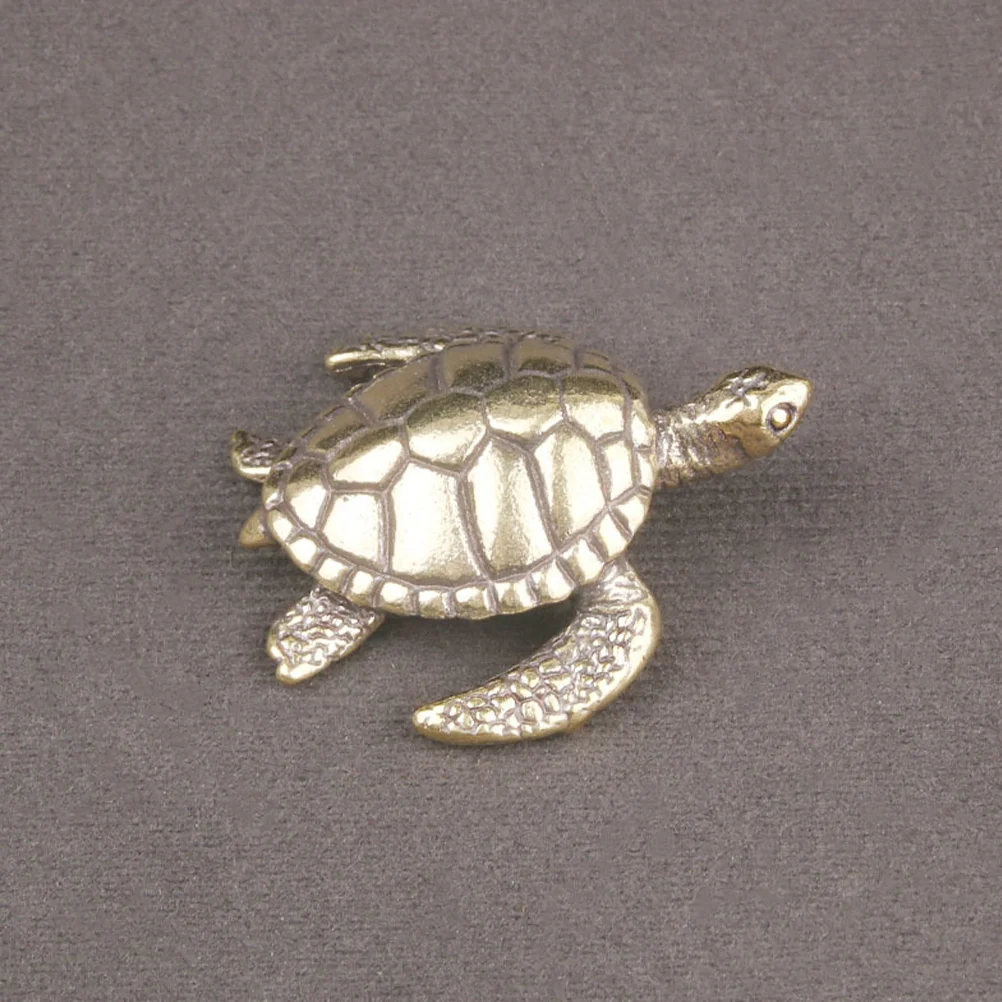 

Brass Turtle Figurines Miniature Brass Animal Sculpture Bronze Collectibles Statues