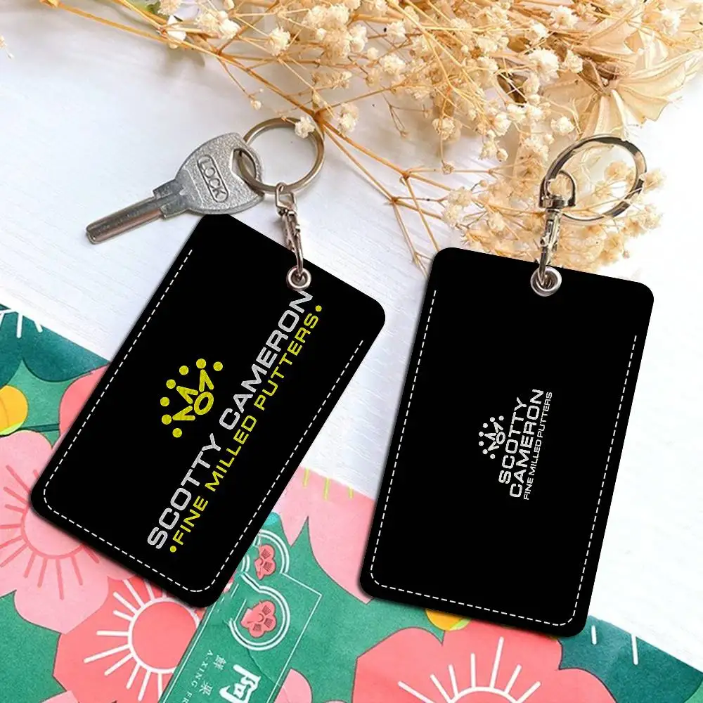 S-Scotty 로고 C-Cameron 열쇠고리, 액세스 카드 홀더, 버스 패스 및 식사 카드 ID, 보안을 위한 은행 카드 보호 케이스 포함