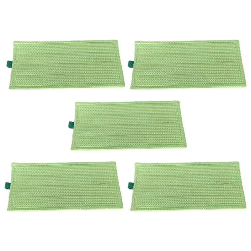 

5 Pack Hard Floor Cleaning Mop Cloth Pads Green Cloth For Vorwerk MF600 SP600, SPB100 And SP7