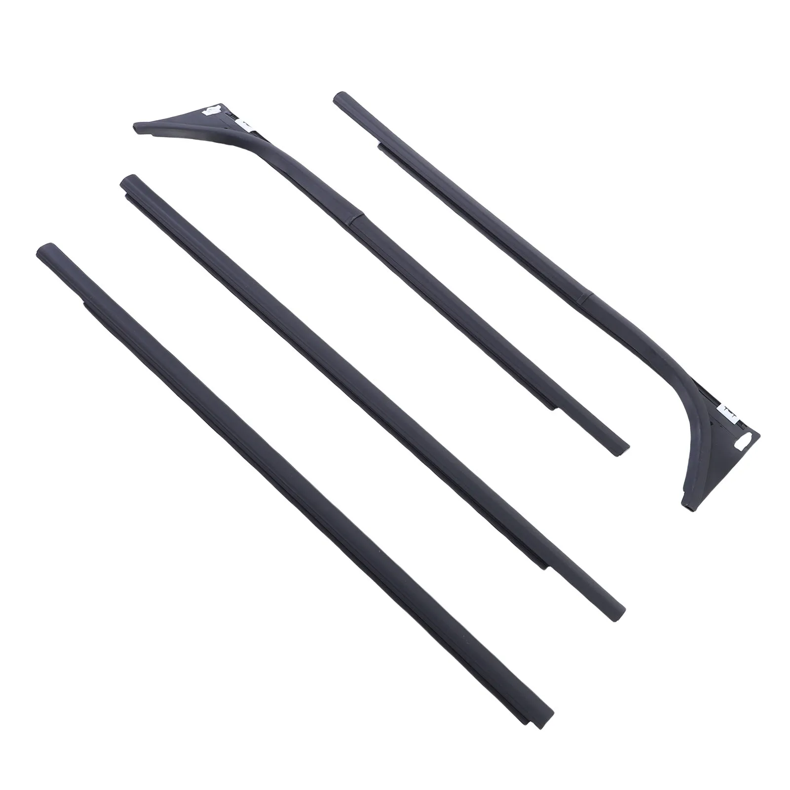 4Pcs 자동차 고무 창 씰 스트립 세트 교체 Mazda-BT50 4 도어 2012-2019 1D0050640 1D0050650 1D0050660 1D0050670