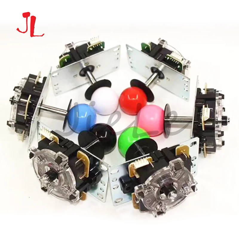 2PCS Original Japan Sanwa Joystick JLF-TP-8YT Fighting Rocker with Topball and 5pin Wire for Jamma Arcade Game Machine Part | Спорт и