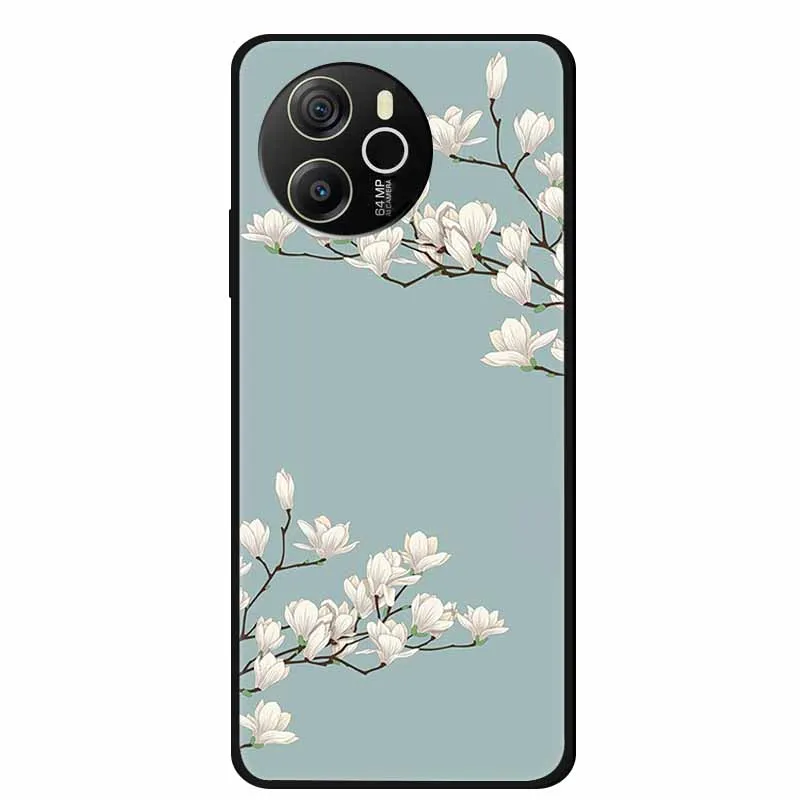 Cartoon Black Silicone Soft TPU Phone Cover - Protective Case